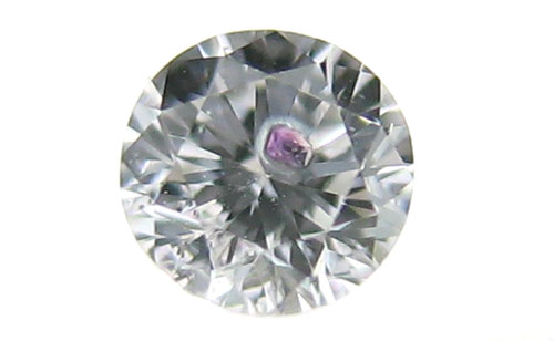 ガーネット結晶入りダイヤモンド画像
