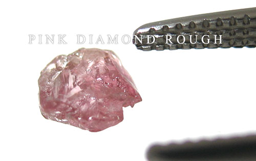 ピンクダイヤモンドラフ（原石）画像