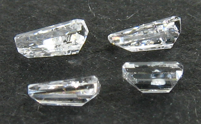 ダイヤモンド ルース・セット 0.11ct 他鉱物結晶入りのレアなダイヤルースです。【お客様の声】 ピンクダイヤモンド、カラーダイヤ