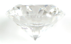 ガーネット結晶結晶入りダイヤモンド画像