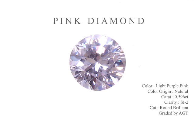 ピンクダイヤモンドルース（裸石）