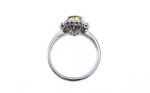 イエローダイヤモンドPt900リング