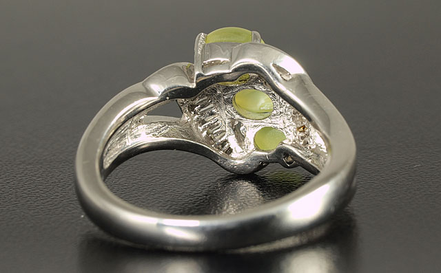 クリソベリル・キャッツアイ プラチナリング画像