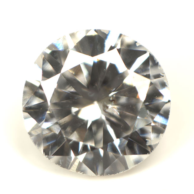 天然ダイヤモンド ルース(裸石) 0.294ct, Fカラー, SI-2, 蛍光性