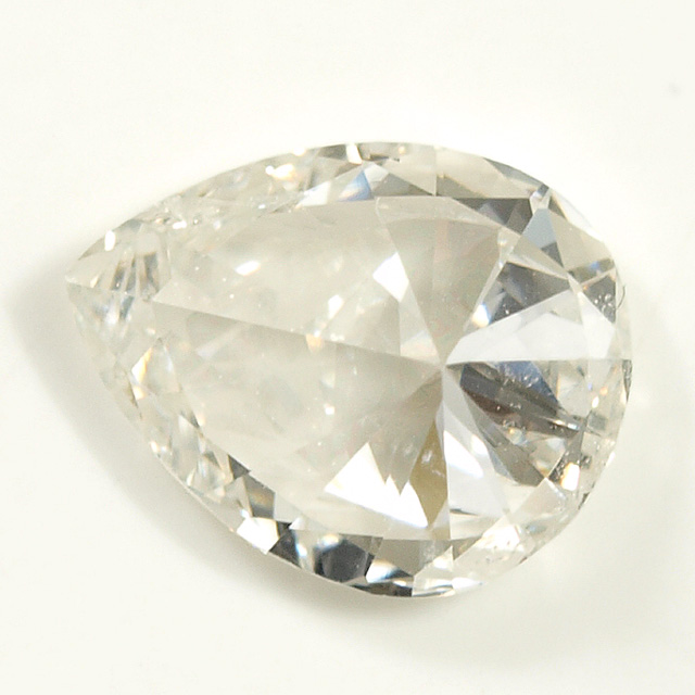 天然ダイヤモンド ルース(裸石) 0.531ct, Hカラー, SI-2, ペア