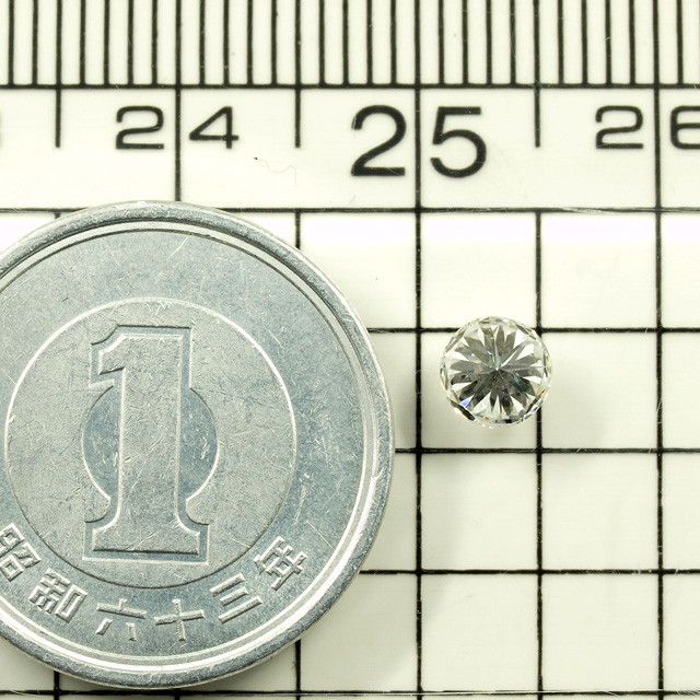 天然ダイヤモンド ルース(裸石) 0.389ct, Gカラー, SI-2, Very