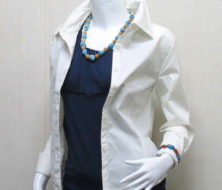 ターコイズネックレス