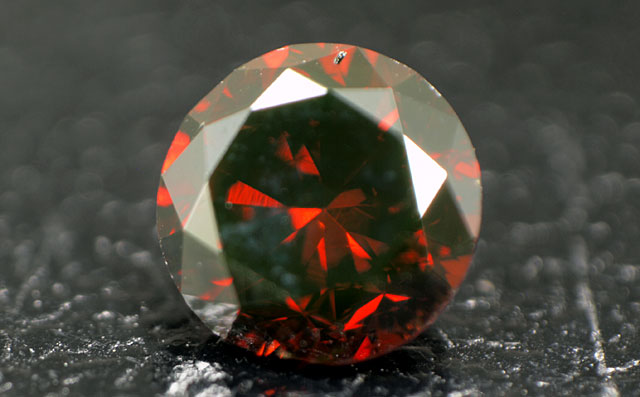 天然ブラウンダイヤモンド ルース(裸石) 0.468ct, I-3, Fancy