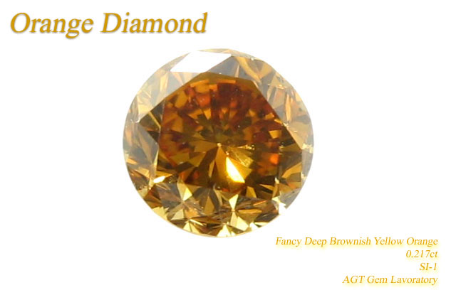 オレンジダイヤモンド ルース（裸石）