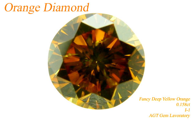 オレンジダイヤモンド ルース（裸石）