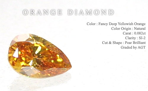 オレンジダイヤモンド画像