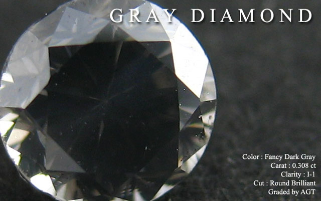 天然グレーダイヤモンド　画像