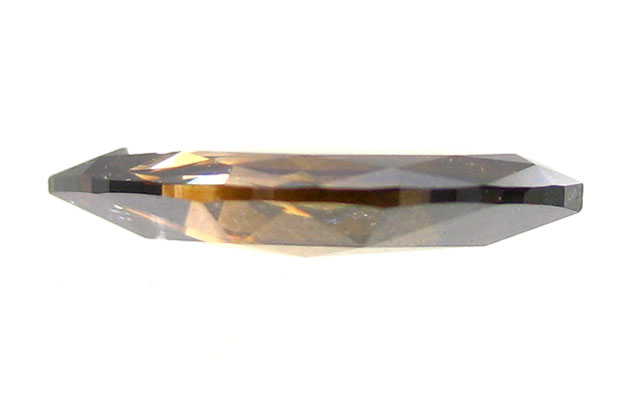 まるでバイカラーダイヤ。 天然ブラウンダイヤモンド ルース 0.568ct 