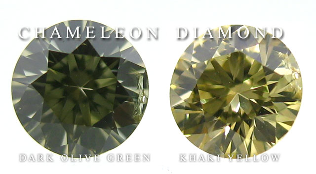 グリーンダイヤでもある】 カメレオンダイヤモンド ルース 0.160ct