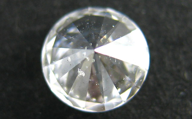 天然グリーンダイオプサイド結晶入りダイヤモンド画像