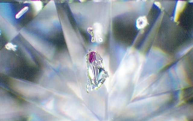 ガーネット入りダイヤモンドルース画像