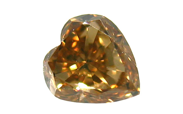 ブラウンダイヤモンド ルース 0.145ct 【ハートシェイプ】