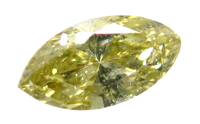 天然カメレオンダイヤモンド画像　（イエローダイヤモンド）