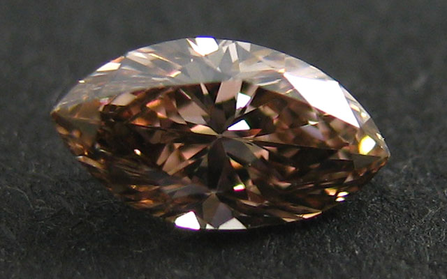 ピンキッシュ・ブラウン・ダイヤモンド ルース 0.171ct VS-2 【熟成のウイスキーのようです】 ピンクダイヤモンド、カラーダイヤ