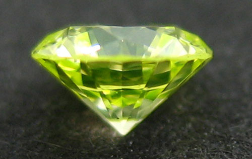 グリーンダイヤモンド ルース 0.105ct, Fancy Yellow Green, SI