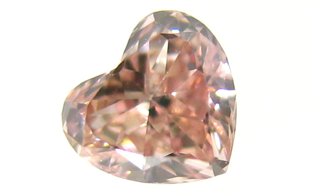 ハートシェイプピンクダイヤモンドルース画像