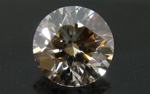 バイカラーダイヤモンド ルース 0.303ct 【 ラウンド