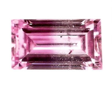 バイカラー・ダイヤモンド ( パーティカラード・ダイヤモンド ) ルース 0.091ct 【 ピンク×カラーレスのまさにレアダイヤ 】 ピンク