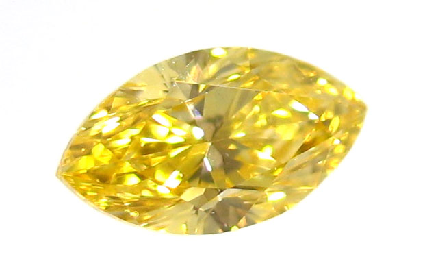 オレンジ・イエローダイヤモンド ルース 0.245ct 【 ほぼ