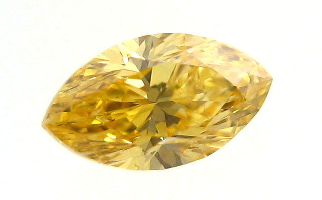 天然(ナチュラル)パンプキン系オレンジ・イエローダイヤモンド画像