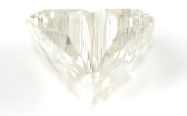 天然ダイヤモンド 四芒星の星型ルース 0.150ct, J, SI-1