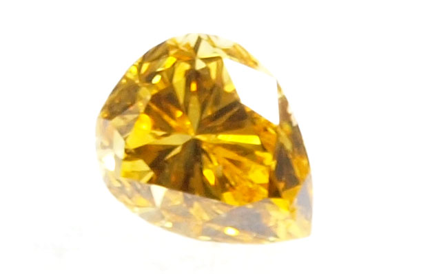 天然(ナチュラル)オレンジー・イエローダイヤモンド画像