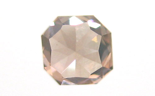 ブラウンダイヤモンド ルース 0.079ct 【 八角形のかわいらしいダイヤです 】 ピンクダイヤモンド、カラーダイヤ ジュエリー専門店