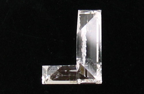 天然(ナチュラル)L字形ダイヤモンド ルース画像