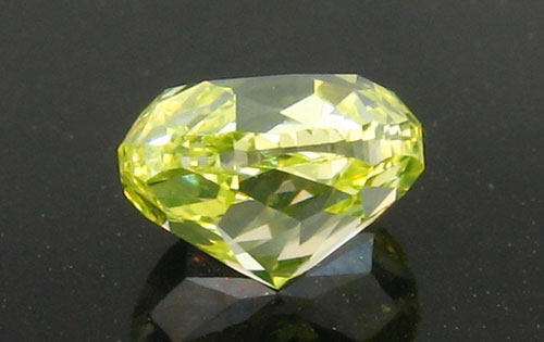 FANCY INTENSE YELLOW GREEN 0.269ct HS