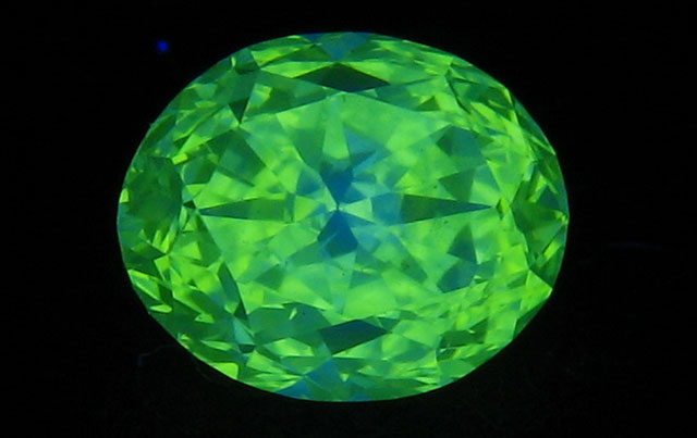 グリーンイエローダイヤモンド ルース 0.29ct 【 Fancy Intense Green