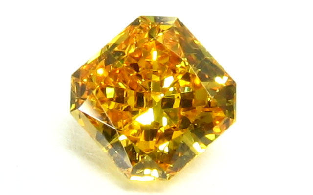 天然(ナチュラル)オレンジ・イエローダイヤモンド画像