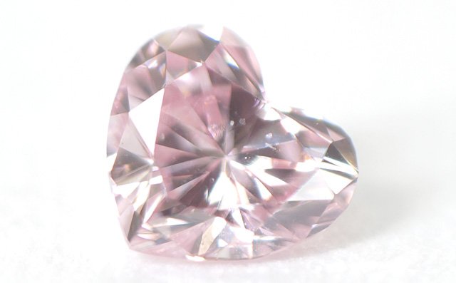 ピンクダイヤモンド ルース 0.031ct 【 濃すぎず、薄すぎず、かわいい小さなハートピンクダイヤモンド 】【お客様の声】 ピンク