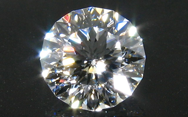 114面体カット ( 正16角形 ) 天然ダイヤモンド ルース 0.210ct, Dカラー, VVS-1, 【 まるで万華鏡のように眩い輝き