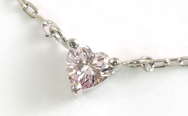 ハートシェイプダイヤモンド・ペンダントネックレス画像