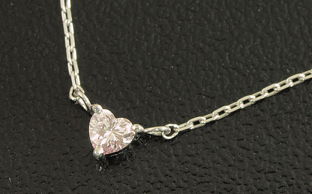 ハートシェイプダイヤモンド・ペンダントネックレス画像