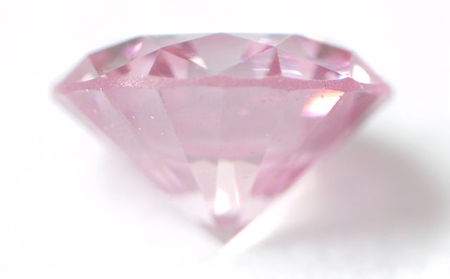 ピンクダイヤモンド ルース 0.075ct 【 テリもある、綺麗なピンク