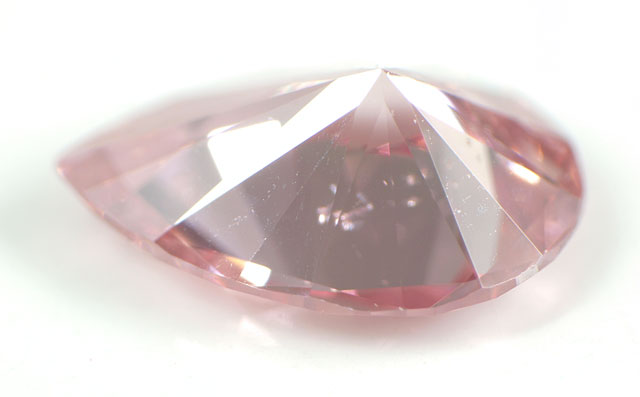 ピンクダイヤモンド ルース 0.094ct 【 とにかく美しいインテンス・パープリッシュ・ピンクです。 】 ピンクダイヤモンド、カラーダイヤ