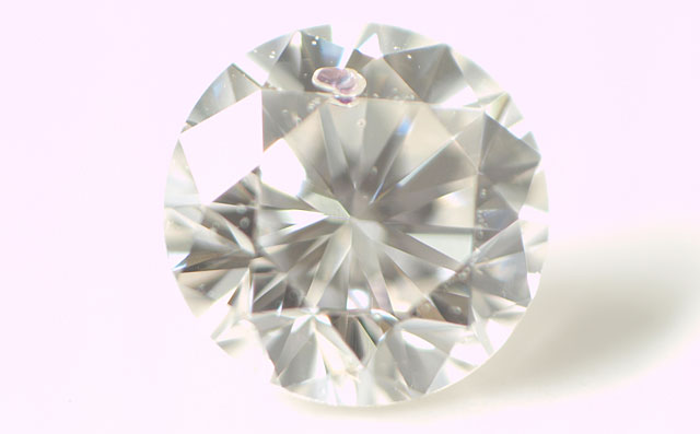 天然ガーネット結晶入りダイヤモンド画像