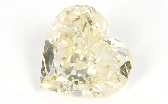 ハートシェイプダイヤモンドルース画像