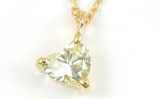 ハートシェイプダイヤモンド・ペンダントネックレス画像