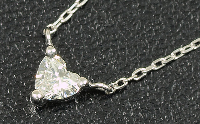 ハートシェイプダイヤモンド・ペンダントネックレス画像