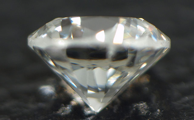 グレーダイヤモンド ルース 0.054ct, Light Gray, SI-1 【タイプ2-b型のレアダイヤ】 【中央宝石研究所ソーティング袋