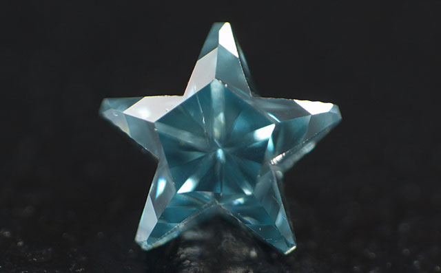 グリーンダイヤモンド(トリートメント) ルース 0.073ct 【星型(スター