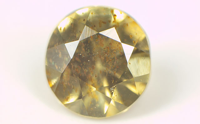 隕石に含まれていたペリドット画像