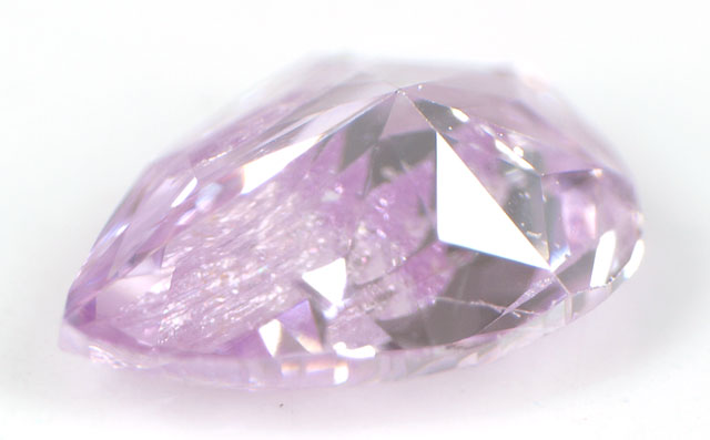 天然パープルダイヤモンド ルース(裸石) 0.051ct, Fancy Pinkish Purple ( ファンシーピンキッシュパープル